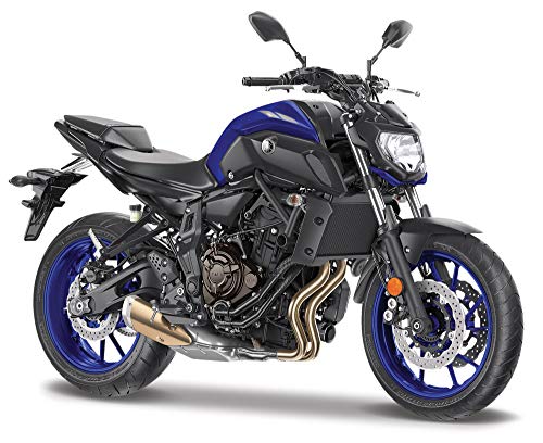 Maisto Yamaha MT07 Moto – Échelle 1:18 – Réplique de Moto moulée sous Pression Incroyablement détaillée, Noir