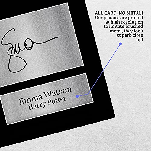 HWC Trading Emma Watson Gift Handtekeningen A4 Printed Hermelien Griffel Harry Potter Gifts Print Image Photo Ads - Afbeelding 6