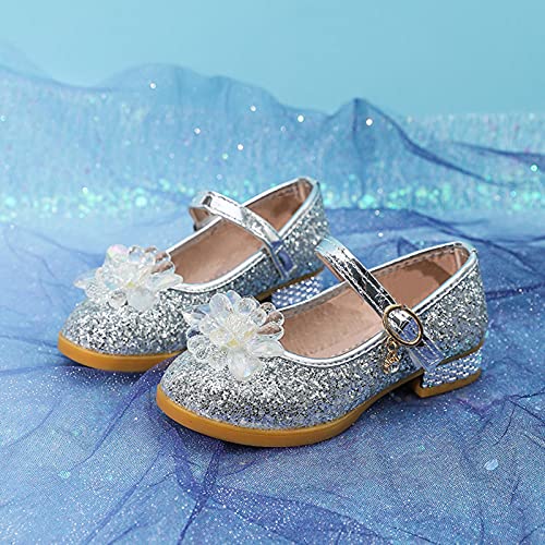EnJoCho Summer 4-12Years Girls Flower Princess Shoes Soft Non-Slip Comfortable Dance Shoes Casual Outdoor Walking Sandals2