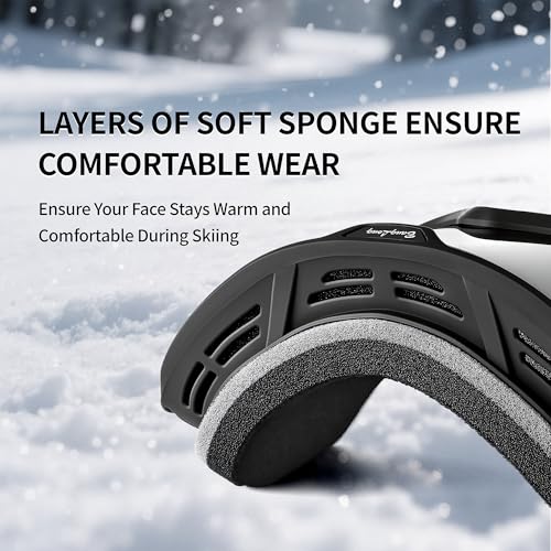 BangLong Ski Goggles, Snowboard/Snow Goggles Anti Fog UV Protection Design for Men Women Skiing, Skating,Snowmobilet,Youth - Image 4