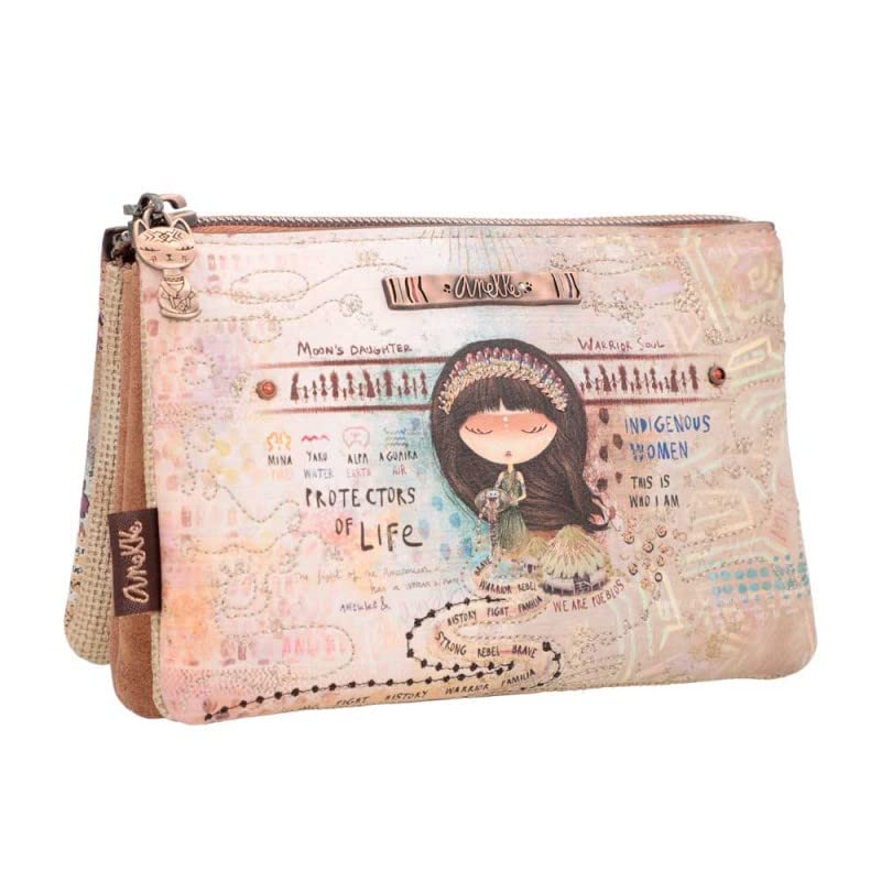 AnekkeWomen's Monedero 36609-015 Multicolor 15x9x4 Mujer Purse, Multicoloured, ESTÁNDAR