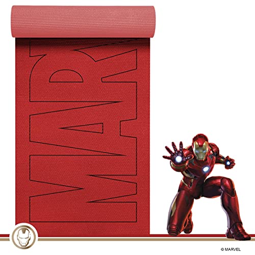 PowerMax Fitness X Marvel YP61.1 Marvel Edition Anti Skid Yoga Mat With Bag For Gym Workout And Flooring Exercise Long Size Yoga Mat For Rs. 321 @ 85 %