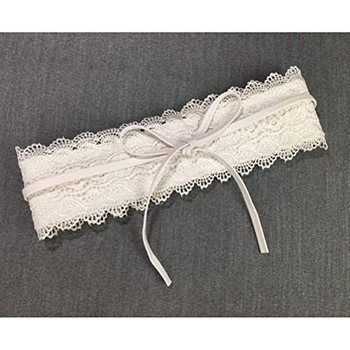 Womens Lace Waist Belt Boho Band Bowknot Wrap Waistband Cinch ()3