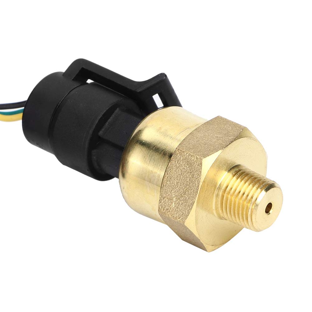 Suick Indicatore di pressione dell'olio, indicatore digitale LED rosso per veicoli da 12 V per il motore del veicolo