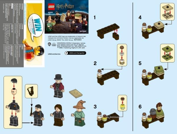 Miniatura 3 de LEGO 40500 Harry Potter Magical World Minifigure Accessory Set