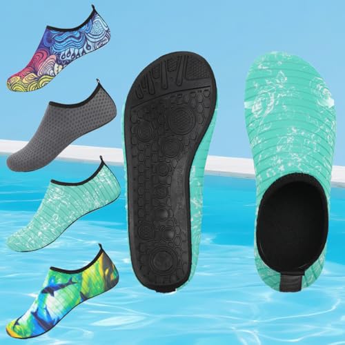 Water Shoes for Women Men Slip-on Barefoot Aqua Yoga Socks for Swim Pool Beach Surf River