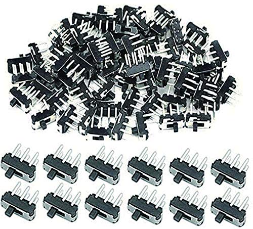 title=VISSQH 50 pcs Interruttore a Scorrimento 6 Pin 2 Posizione,Pannello Interruttore