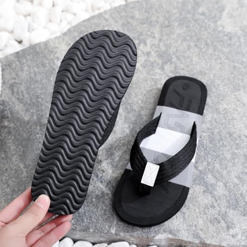 Premium Comfort Fashion Patch Color Yoga Mat Flip Flops For Men Thong Sandals Slides Summer Slippers Indoor Outdoor Footwear3