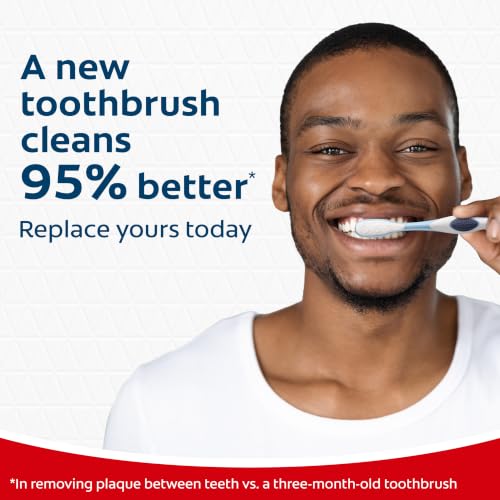 Image of Colgate 360 Whole Mouth Clean Toothbrush, Adult Medium Toothbrushes, 5 Count (Pack of 1)