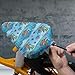 FOSKERV Fashion Bicyle Cushion Cover, Waterproof Non Slip Adjustable Bike Seat Cover for All Bicyles, Universal Bicycle Saddle Protector, 3D Sea Turtle