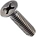MonsterBolts - M5 x 8mm Phillips Flat Head, DIN 965, Stainless Steel, 10 Pack