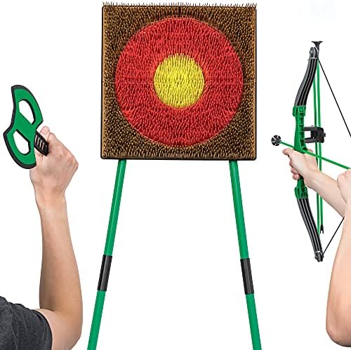 Go! Gater EastPoint Sports 2-in-1 Tomahawk Toss & Archery Game Set – Includes Tomahawks and Arrows with Bristle Target for The Backyard, Park, Indoors and Outdoors Go! Gater EastPoint Sports 2-in-1 Tomahawk Toss & Archery Game Set – Includes Tomahawks and Arrows with Bristle Target for The Backyard, Park, Indoors and Outdoors
