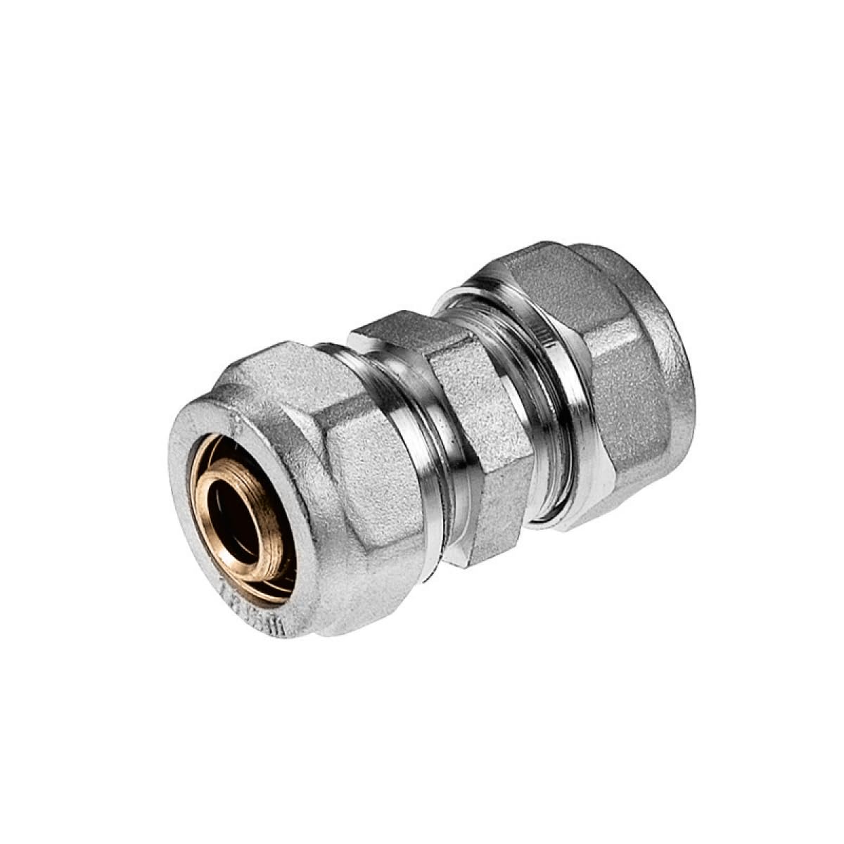Plumbing4home Copper 16X16mm Pex-Al-Pex Brass Compression Fittings Union
