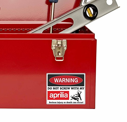2 x 25cm/250mm Funny Aprilia adesivo vinile