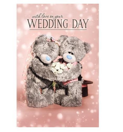 Me to You Tatty Teddy 3D Holographic card