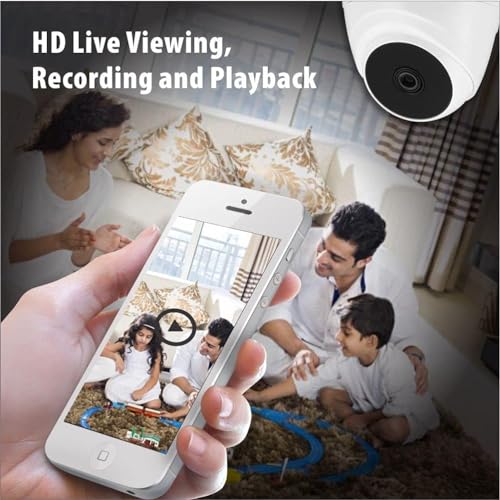 Image of CP PLUS 16 channel FULL HD NVR with 12x OUTDOOR and 4x INDOOR 2 MP Built-in Audio Mic wired IP CCTV Cameras, Motion Detection, 2x 8 Port PoE, 2TB HDD, RJ45 Connector, [CAT6 Cable not included] - White