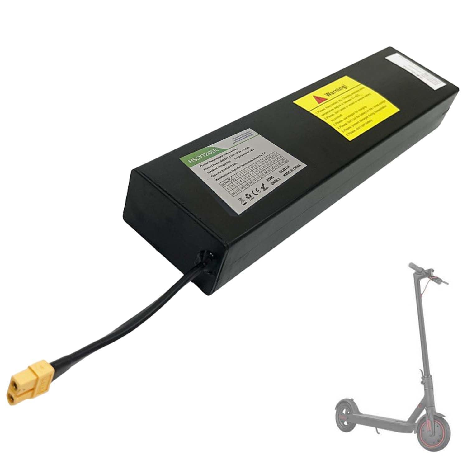 Batterie pour Scooter Électrique 36V Batterie pour Scooter Électrique 6AH/7.8AH/9.6AH Pièces De Rechange Batterie Lithium-ION Étanche avec Plaque De Protection BMS
