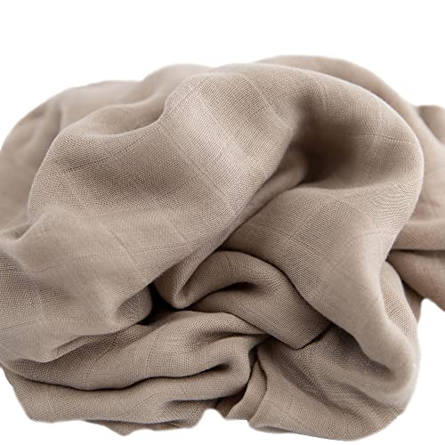 Image of Little Unicorn - Oatmeal Deluxe Swaddle | Single | 100% Rayon Muslin from Bamboo | Super Soft | Newborns and Infants | Large 47 inch x 47 inch | Machine Washable