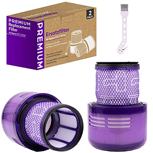Cherry Tea ® 2x Ersatzfilter für Dyson V11 V15 SV14 SV22 | Kompatibel mit...