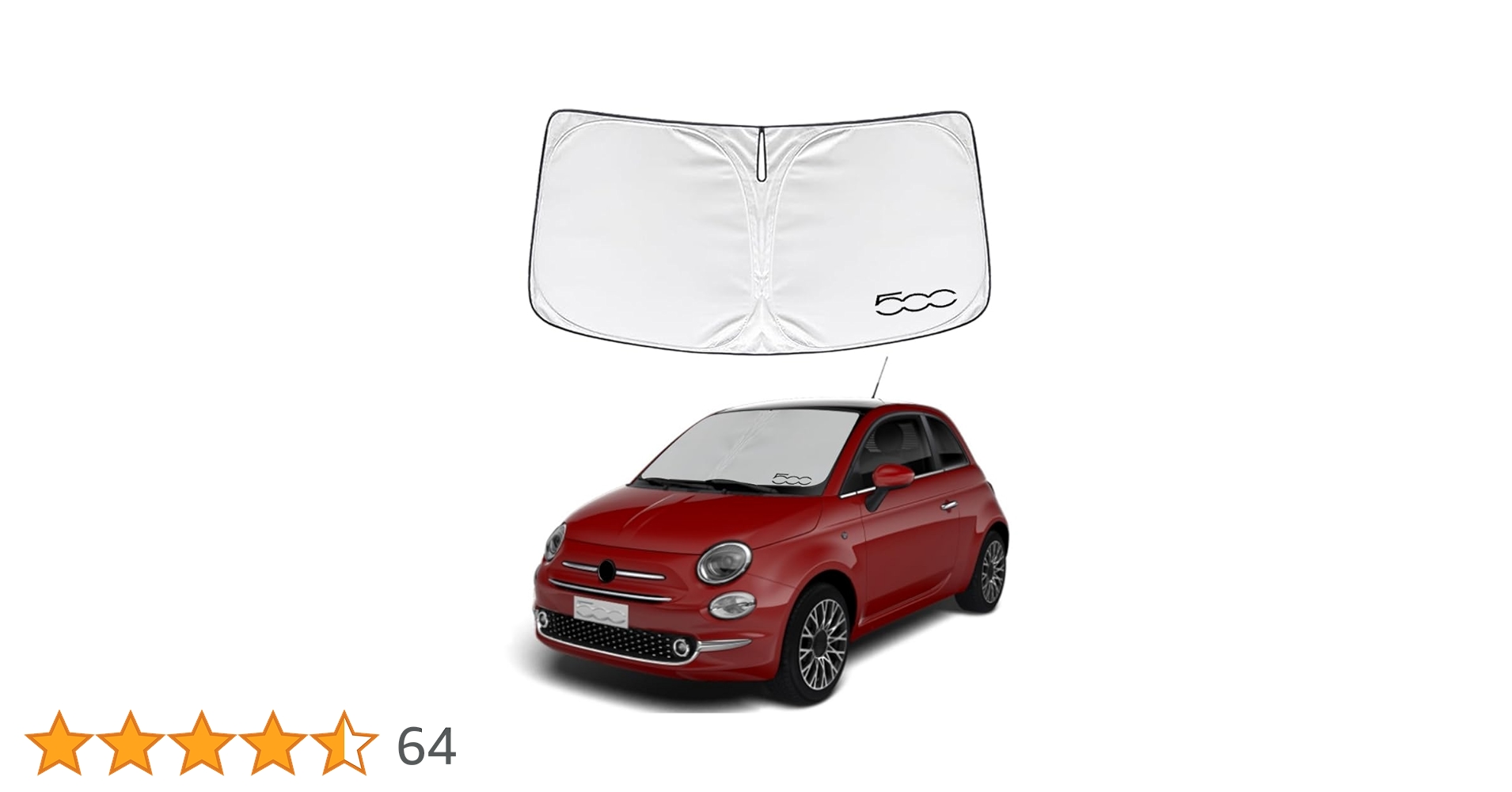 FIAT500用メッシュシェード AUTOMAX izumi フィアット500 専用シェード