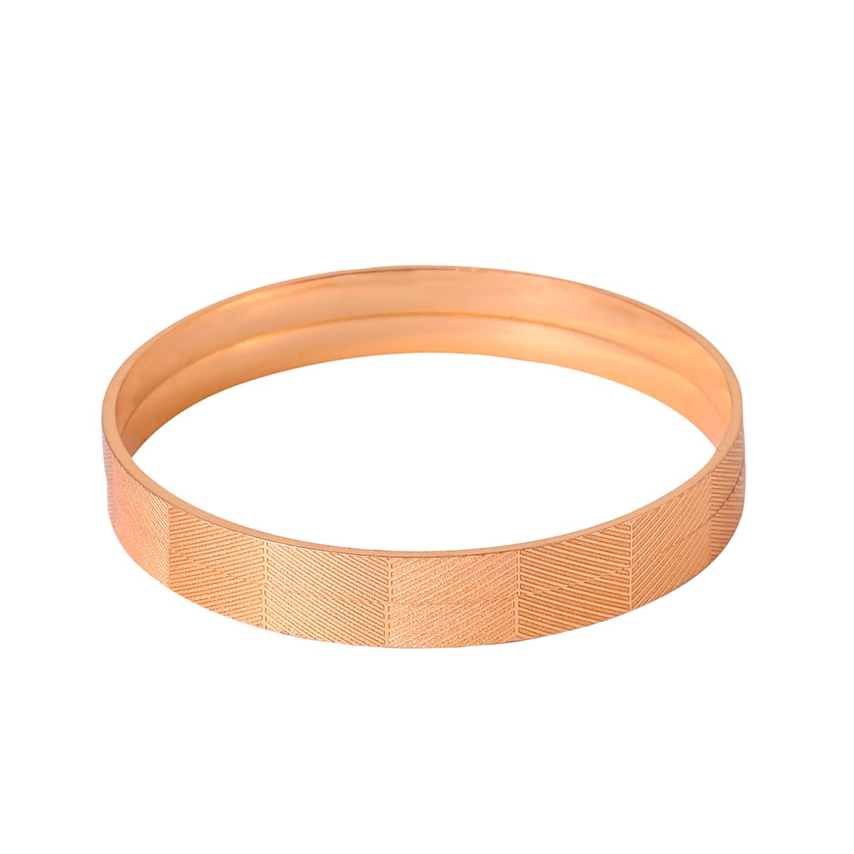 Women's Rose Gold-Plated Traditional Bangles for Celebrations