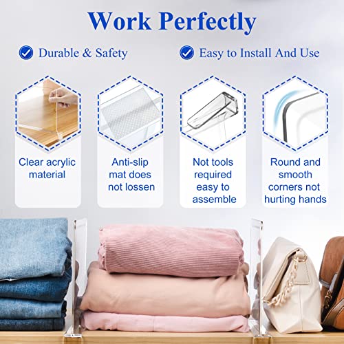 HONSREO-Shelf-Dividers-for-Closet-Organization-6-Pack-Acrylic-Shelf-Divider-for-Clothes-Purses-Clear-Plastic-Separators-for-Wood-Shelves-Cabinets-Bedroom-Kitchen-Office