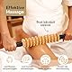 Grovetix Massageroller Faszienstab aus hochwertigem Buchenholz Faszienrolle holz ideal für eine schonende und gleichzeitig effektive Massage