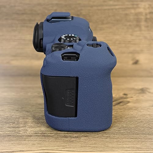 Funda de silicona para cámara Canon EOS R6 R6 Mark II azul miniatura 5