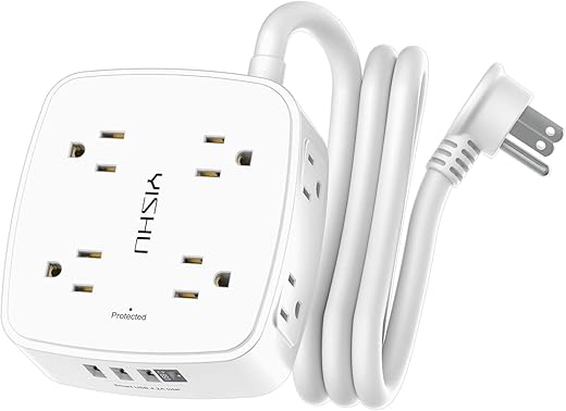 5Ft Surge Protector Power Strip – 8 Widely&hellip;