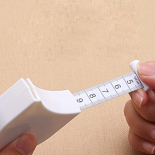 Cinta Métrica Retráctil 150 cm Blanco Plástico ABS miniatura 5