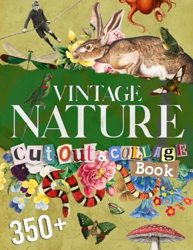 Vintage Nature Cut Out And Collage Book: Amazing Things To Cut & Collage Featuring Botanical, Animals, Sea World, Insects, Butterflies, Birds For Ephemera, Mixed Media, Decoupage, Scrapbooking image 2