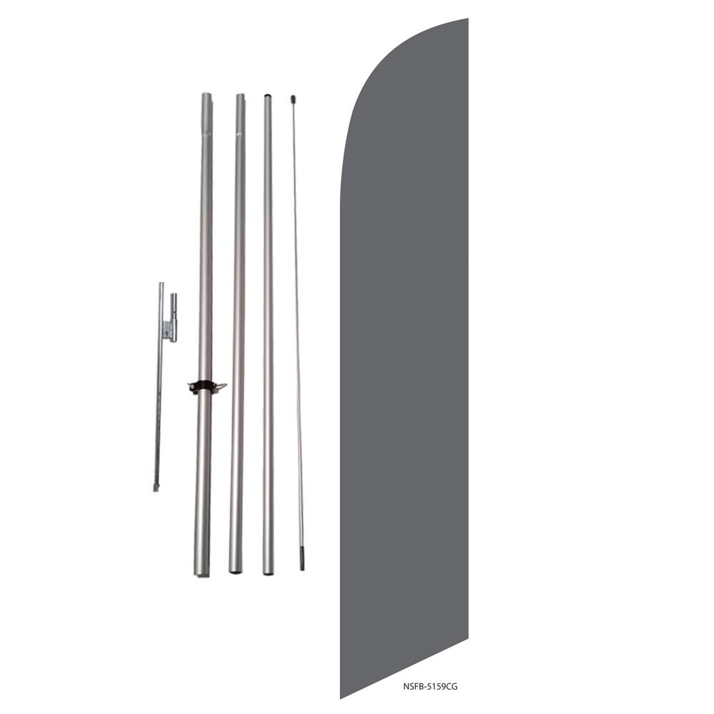 Solid Colored Feather Banner Flag Kit w/Spike