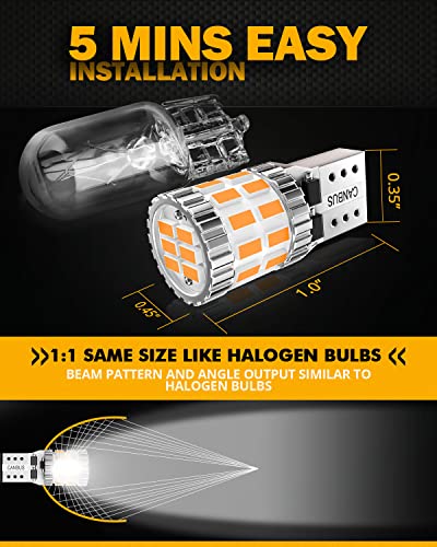 Auxbeam Bombillas LED 194 Ambar 2 Pz miniatura 3