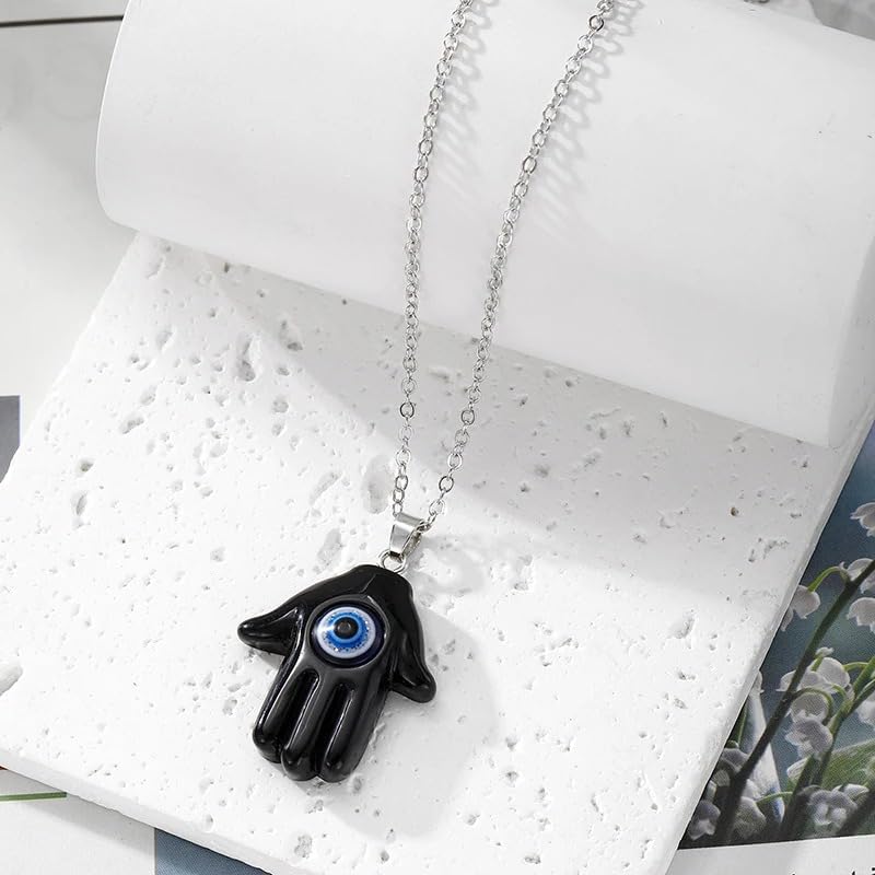 Collier Argent Mauvais Œil Simple Dinde Idée Cadeau Anniversaire et Fêtes