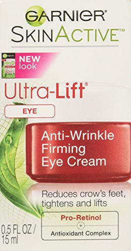 Garnier-SkinActive-Ultra-Lift-Anti-Wrinkle-Eye-Cream-with-Pro-Retinol-05-FlOz Garnier SkinActive Ultra-Lift Anti-Wrinkle Eye Cream with Pro-Retinol, 0.5 Fl.Oz