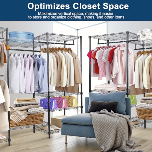 Armoire portable Whitmor dressing autonome et support de rangement vêtements