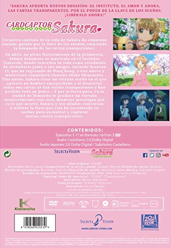 Card Captor Sakura Clear Card (Episodios 1 a 11) - DVD, Pink, Blue and White, 50 cm x 50 cm x 28 cm - Image 2