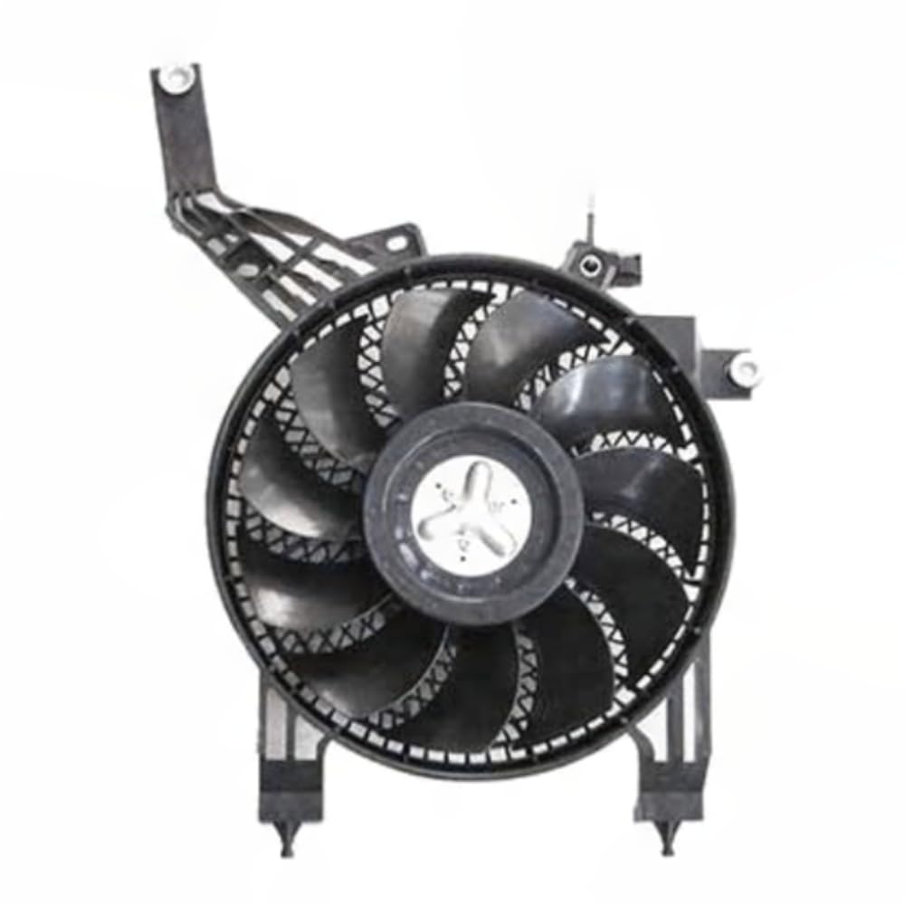 VioletLisa Radiator and Condenser Cooling Fan A/C Assembly for Toyota for Sequoia 4.7L 2008-2009 & 5.7L 2008-2017 & 4.6L 2010-2012 21652DV