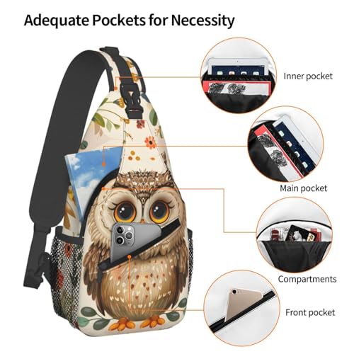Bolso bandolera divertido para hombres y mujeres miniatura 4