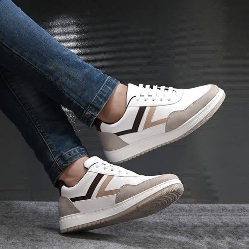 Image of Cruiser Mens Sneaker| Comfort & Style with Soft Cushioned Insole | Classic Canvas Sneakers for Effortless Style |Trendy Lace-Up Design for Casual Outfits (2623)