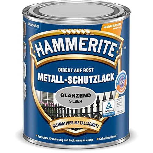 AKZO NOBEL (DIY HAMMERITE) Metall-Schutzlack silber glänzend 0,750 L 5087587