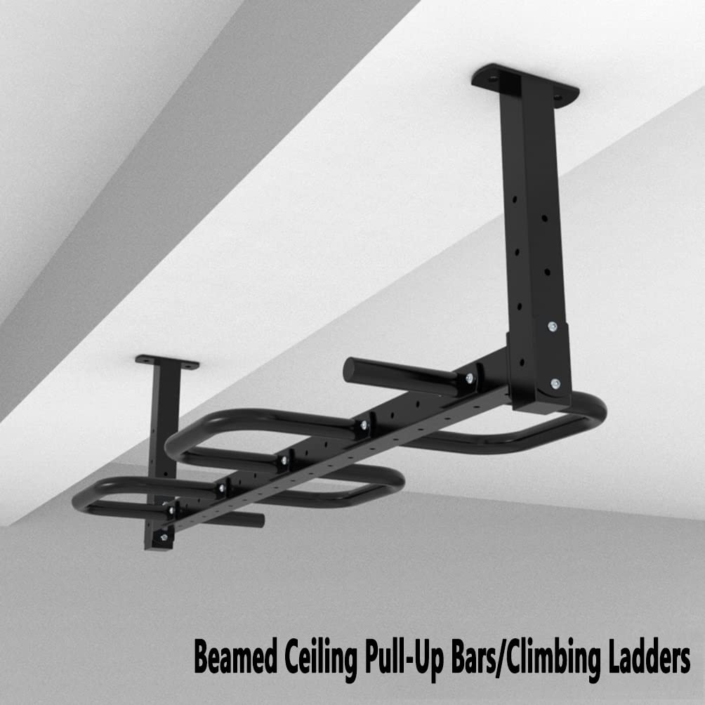 Barras De Dominadas Montadas En La Pared/Estructuras De Escalada, Barras De Ejercicios De Acero Resistentes, Equipo De Entrenamiento De Fuerza para Gimnasio En Casa, 3 Modelos