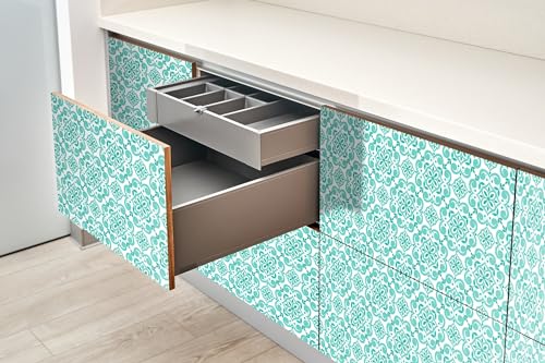 Papel pintado decorativo mate autoadhesivo de 100x50 cm para revestimiento de puertas 5