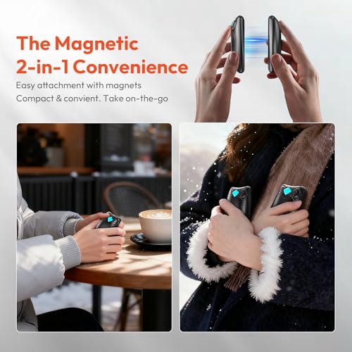 Hipappy 2-Pack Rechargeable Hand Warmers w/ Charging Case - 19.19 w/ Code + 40% Off Code L3W0DFP9 - image 4