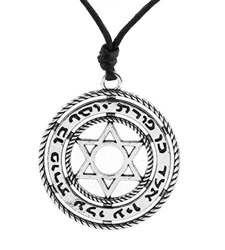 My Shape - Collar con colgante de estrella judía de David, diseño de estrella de David