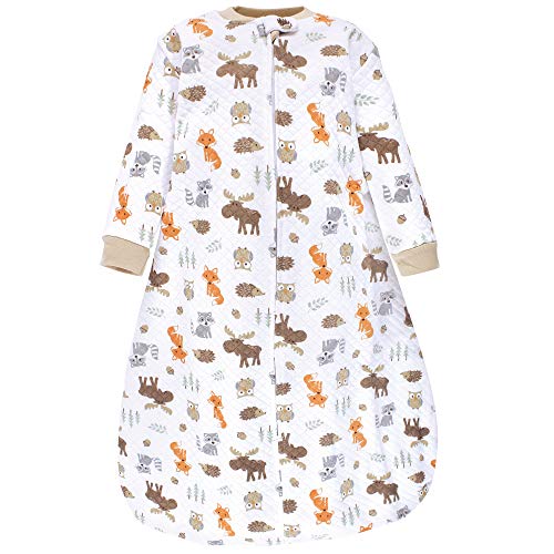 Image of Hudson Baby Unisex Baby Premium Quilted Long Sleeve Sleeping Bag and Wearable Blanket