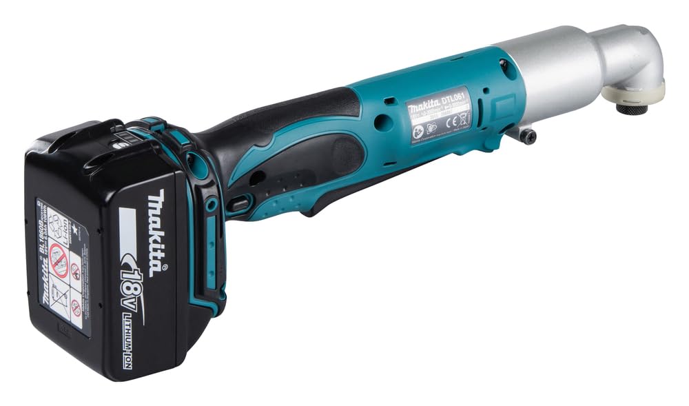 Makita Avvitatore a percussione angolare a batteria DTL061RT1J 18V / 5.0Ah, 1 batteria e caricatore in Makpac