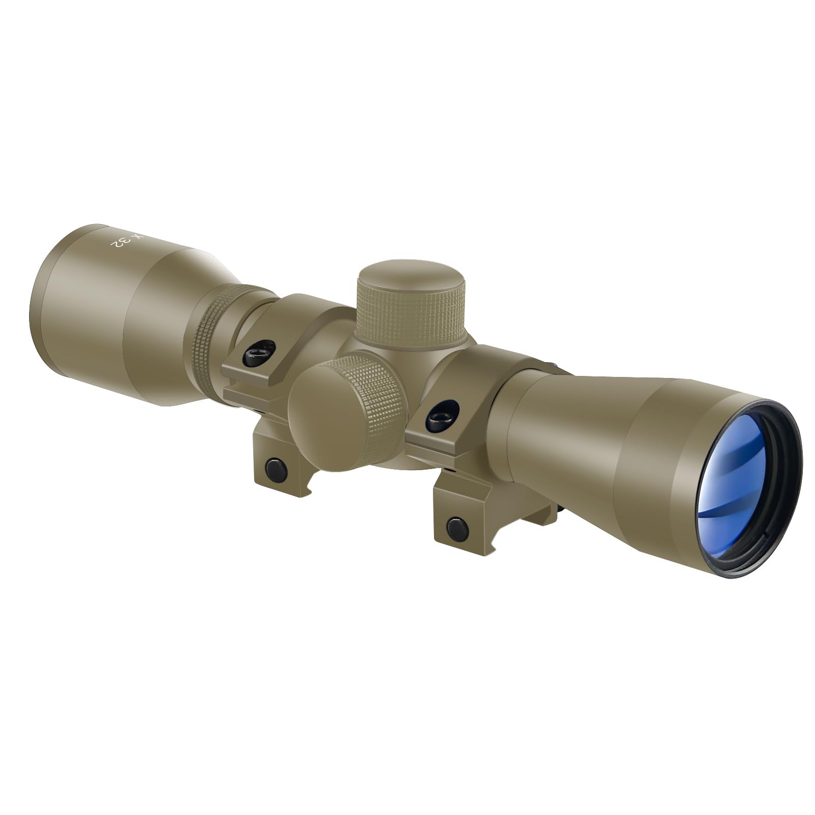 Snapklik.com : Beileshi 4x32 Compact Rifle Scope Crossbow Scope ...