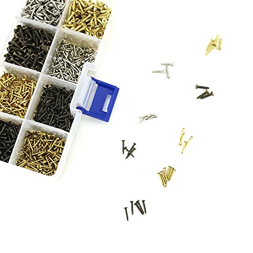 image for Small Wood Screws and Nails Set, Linwood Bronze Silver Gold Universal 