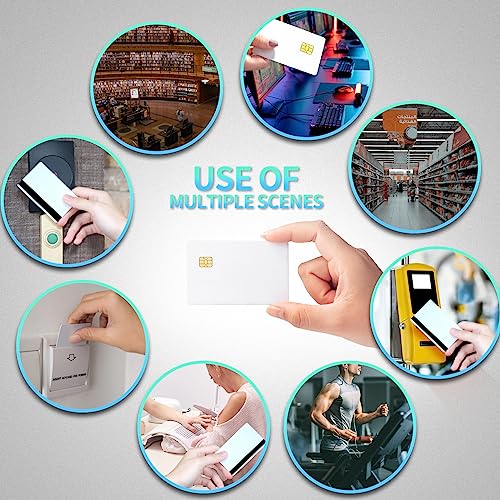SLE4442 Cartões com chip HiCo 2 Track Mag Stripe Branco EMV Chip Cartões com Hi-Co Magnetic Stripe P